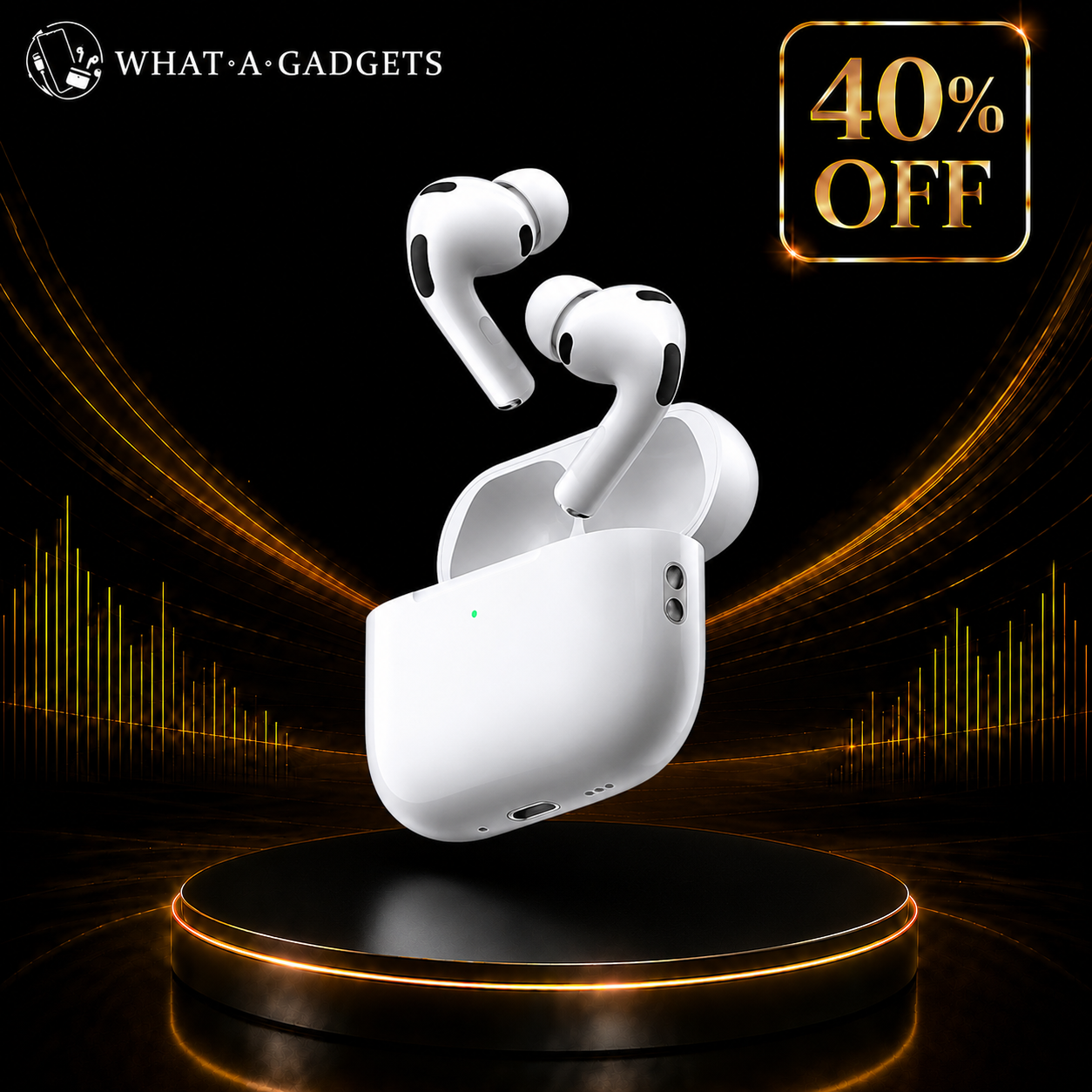 Apple Airpods Pro 3 Anc (3rd Generation) Bt 5.3 With Usb-c Charging