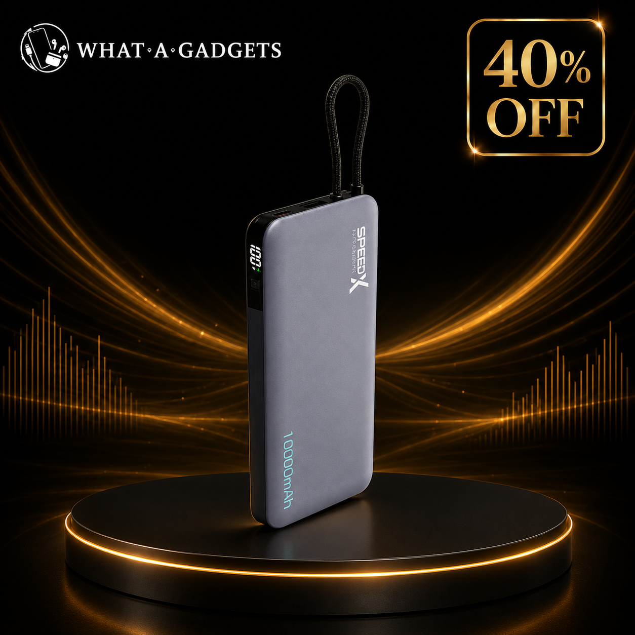 Speedx SP-S185 22.5W 10000mAh Super Fast Charging Power Bank