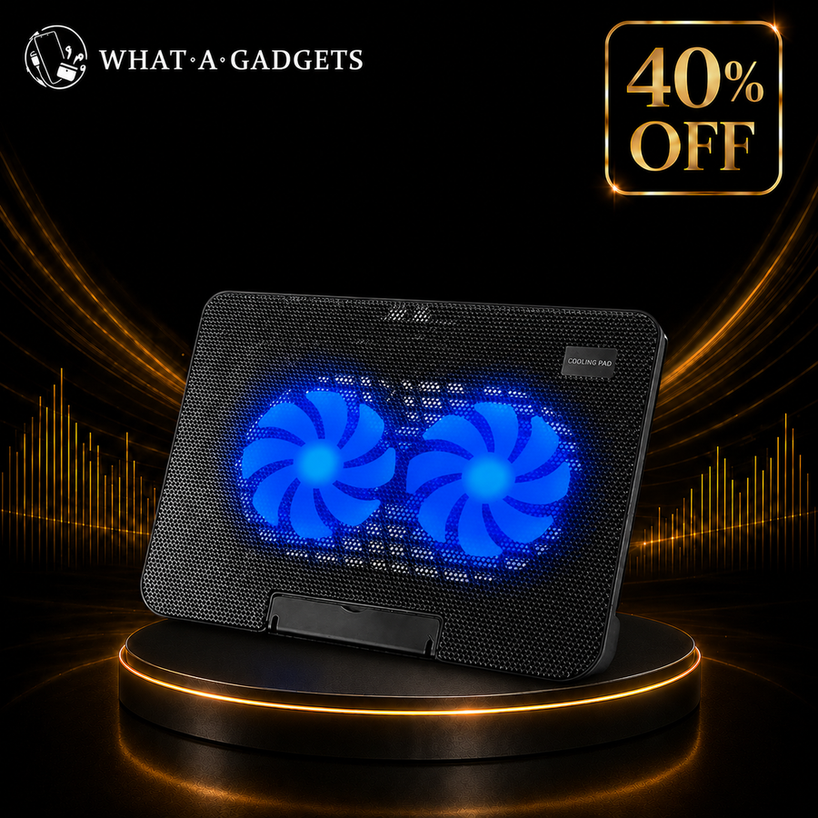 Speed-x N99 2 Fan Cooling Pad With Two USB And Light